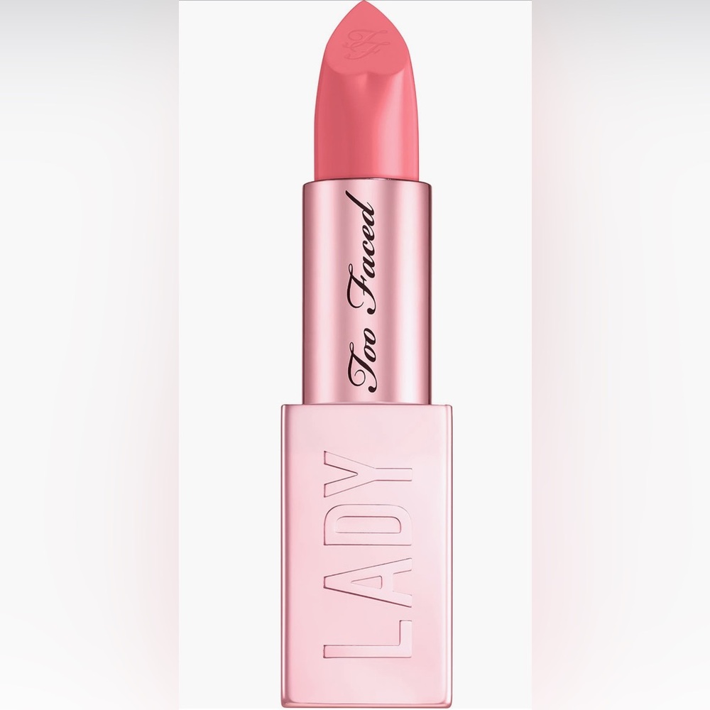 Too Faced Lady Bold Em-Power Pigment Lipstick 02 Hype Woman $29 New in Box